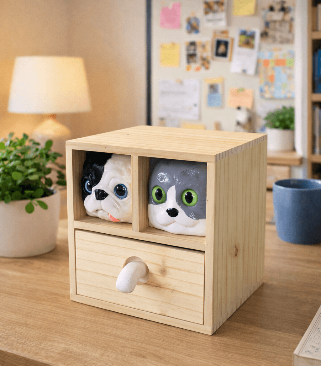 2 Rostinhos com Gaveta