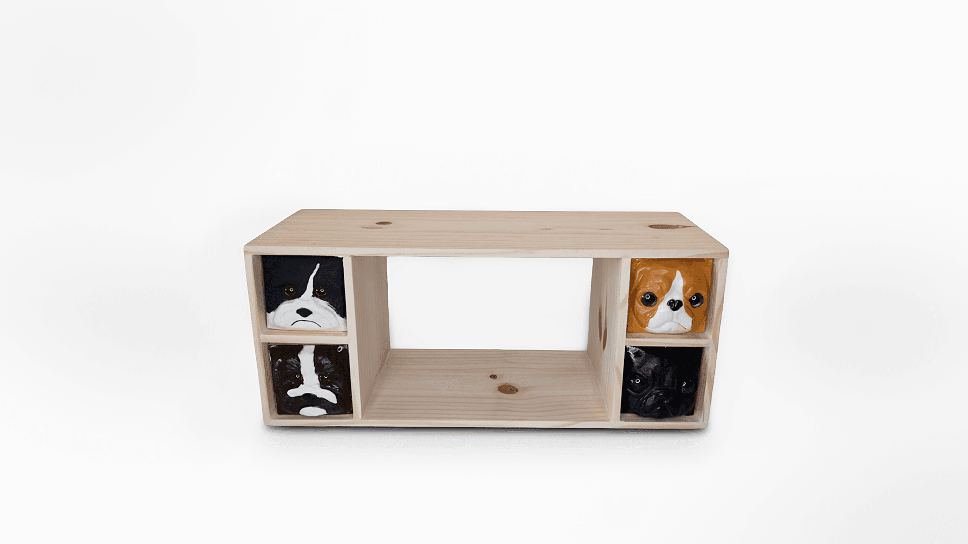 4 Rostinhos com abertura